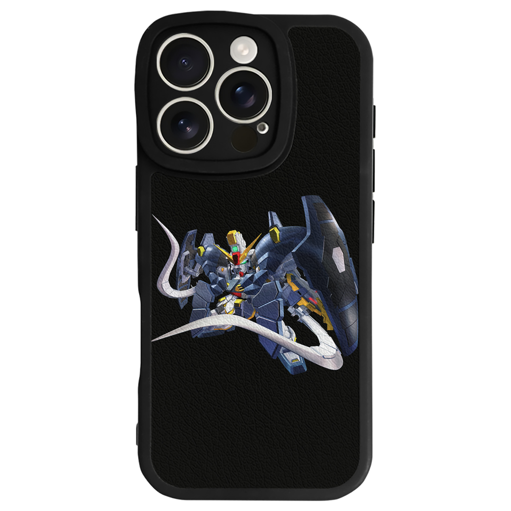 （画像用） 機動戦士ガンダム Mobile Suit Gundam 【iPhone 16シリーズ対応】シリコンスマホケース（レザー調） 材質：シリコン